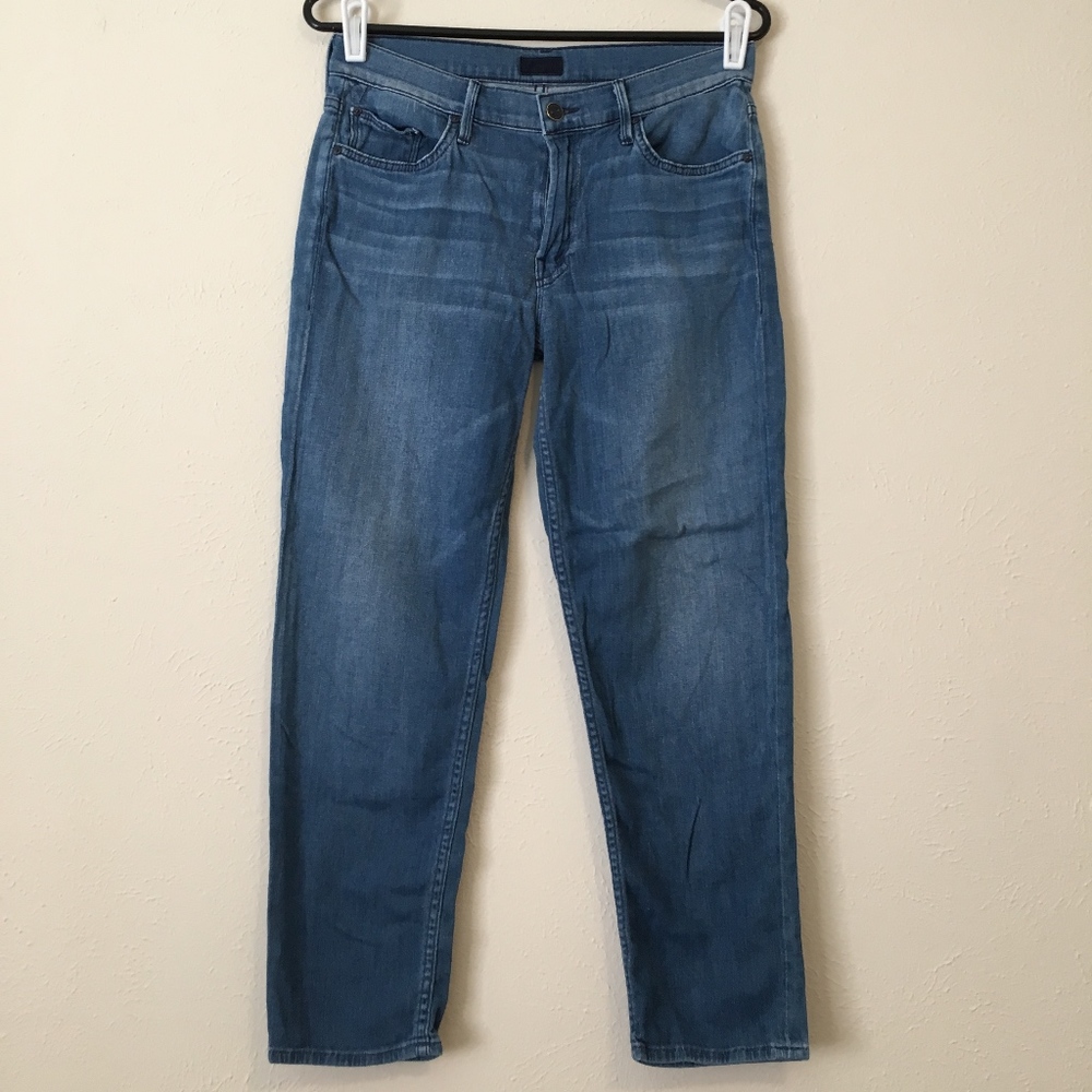 MOTHER The Dropout Coastline Wash Jeans